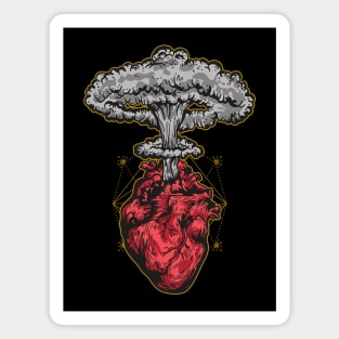 explosion of love Magnet